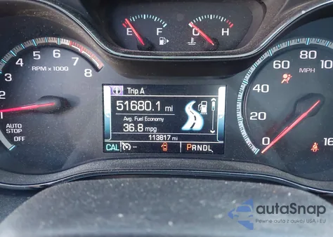 2016 Chevrolet Cruze Lt Auto из США, поврежденный, VIN 1G1BE5SM8G7313802